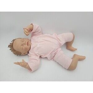 Realistic Breathing Newborn Doll Ashton Drake Andrea Arcello 18" Baby Weighted